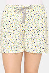 Rosaline Mystic Town Knit Cotton Shorts (Pack of 2) - White Purple — thumbnail 11